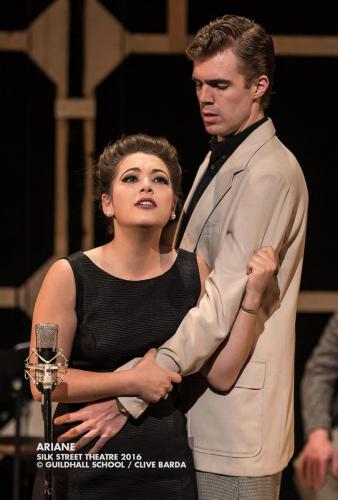 Nicola Said as Ariane & Josep Ramon-Olivé as Theseus (Ariane, Guildhall Opera) © Clive Barda
